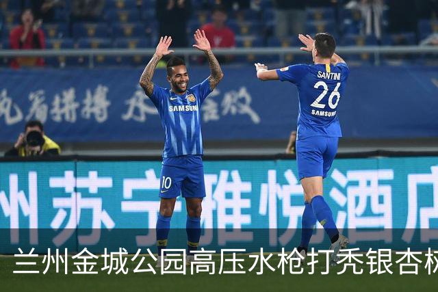 兰州金城公园高压水枪打秃银杏树,环卫公司负责人致歉:深刻检讨,两名涉事员工已停职